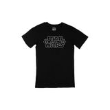 Cix Star Wars The Last Jedi Cep Logo Tasarımlı Siyah Tişört