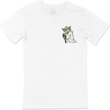 Cix Star Wars Yoda Cep Logo Tasarımlı Beyaz Tişört - XL