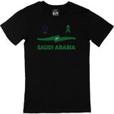 Cix Suudi Arabistan Tokyo 2020 Olimpiyatları Siyah Erkek T-shirt