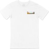 Cix Travel To Europe Cep Logo Tasarımlı Beyaz Tişört - 5XL
