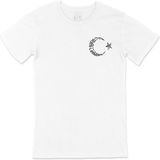 Cix Türkiye Cumhuriyeti Atatürk Cep Logo Tasarımlı Beyaz Tişört - 3XL