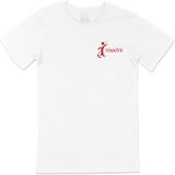 Cix Türkiye Futbol Milli Takımı Cep Logo Tasarımlı Beyaz Tişört - 4XL