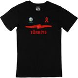 Cix Türkiye Futbol Milli Takımı Siyah Tişört - 5XL