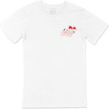 Cix Türkiye Kalpli Cep Logo Tasarımlı Beyaz Tişört - 5XL