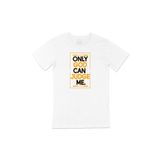 Cix Turuncu Only God Can Judge Me Yazılı Beyaz T-shirt