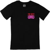 Cix Turuncu The Best Gamer Cep Logo Tasarımlı Siyah T-shirt
