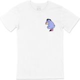 Cix Utangaç Eşek Cep Logo Tasarımlı Beyaz Erkek T-shirt