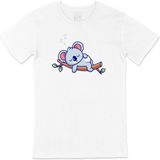 Cix Uyuyan Koala Beyaz T-shirt