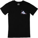 Cix Uyuyan Koala Siyah Cep Logo Tasarımlı Erkek T-shirt