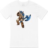 Cix Viking Baltalı Beyaz T-shirt