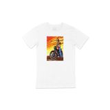 Cix Vintage Moto Racer Beyaz T-shirt