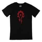 Cix Warcraft Kırmızı Logolu Siyah Erkek T-shirt
