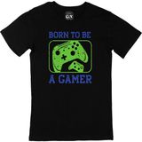 Cix Yeşil Born To Be A Gamer Siyah T-shirt