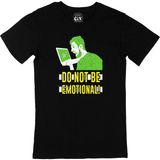 Cix Yeşil Do Not Be Emotional Siyah T-shirt