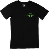 Cix Yeşil Kulaklık Siyah Erkek T-shirt
