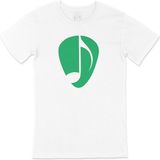Cix Yeşil Nota Beyaz Yeşil Renkli Erkek T-shirt