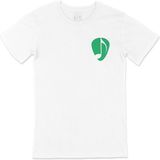 Cix Yeşil Nota Cep Logo Tasarımlı Beyaz Erkek T-shirt