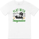 Cix Yeşil Play Your Imagination Beyaz T-shirt