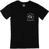 Cix Yeşil Play Your Imagination Siyah Cep Logo Tasarımlı Erkek T-shirt