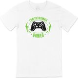 Cix Yeşil Ultimate Gamer Beyaz T-shirt