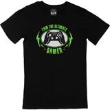 Cix Yeşil Ultimate Gamer Siyah T-shirt
