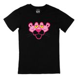 Cix Yorgun Pembe Panter Siyah T-shirt