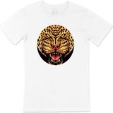 Cix Yuvarlak Kızgın Kaplan Beyaz T-shirt