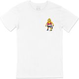 Cix Zombies Man Cep Logo Tasarımlı Beyaz T-shirt