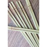 Ciyu Chopstick 10 Çift Yıkanabilir Organik Ahşap Yemek Çubuğu