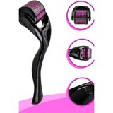 Ciyu Dermoroller Full Çelik 540 Iğne Derma Roller 1.0 mm - Siyah