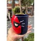 Ciyu Ticaret 3D Spiderman Kupa Bardak Örümcek Adam Kupa Bardak Hediyelik Koleksiyonluk - Kırmızı