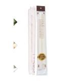 CİYU TİCARET Kulak mumu kulak temizleme mum çubuğu doğal boyasız beyaz 1 paket (2 adet)