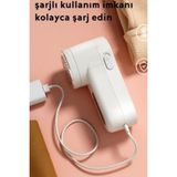 Ciyu Ticaret Şarjlı Tiftik Tüy Toplayıcı Pratik ve Kullanışlı Tiftik Makines 3 Hız Modlu - Beyaz