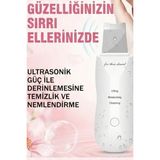 Ciyu Ticaret Süper Ultrasonic Siyah Nokta ve Akne Temizleyici Spatula Şarjlı Cilt Temizleyici Akne Spatulası - Beyaz