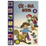 Çiz - Bul Boya 4 Kollektif Nurdan Yayınları