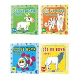 Çiz ve Boya Seti - 4 Kitap Takım - Parıltı Yayınları