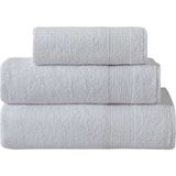 Çizgi Bördürlü Banyo Havlusu - 70 x 140 cm - Beyaz