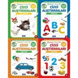 Çizgi Çalışmaları +4 Yaş(yapıştır-çiz-sil) Özel Kalemiyle Beraber