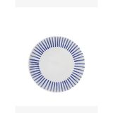 Çizgi Desenli Porselen Çukur Tabak(20 Cm)