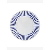 Çizgi Desenli Porselen Yemek Tabağı(27 Cm)