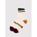 Çizgi Detaylı Soket Çorap 1910916-23088 Sarı-23088 One Size