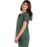 Çizgi Medikal Avcı Yeşili V Yaka Scrubs T200 - XL