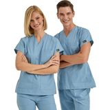 Çizgi Medikal Duman Grisi Dr Greys Scrubs (Terikoton/ince Kumaş) T100