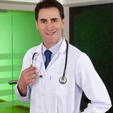 Çizgi Medikal Erkek Klasik Yaka Doktor Önlüğü Hemşire Eczacı Öğretmen Laboratuvar Alpaka Kumaş - Beyaz - 4XL