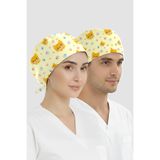 ÇİZGİ MEDİKAL Minnoş Kedi Desenli Bone (Cotton Likra Kumaş)