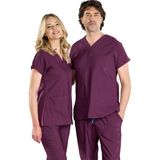 Çizgi Medikal Mürdüm Dr Greys Scrubs (Terikoton/ince Kumaş) T100 - 2XS