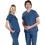 Çizgi Medikal Petrol Mavisi Dr Greys Scrubs (Terikoton/ince Kumaş) T100 - XS