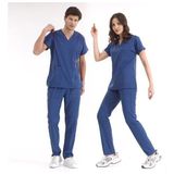 Çizgi Medikal Petrol Mavisi Lüks Likralı Scrubs Greys Takım