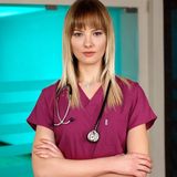 Çizgi Medikal Vişne Doktor Hemşire Forması Medikal Forma Cerrahi Takım Ince Kumaş - 2XS
