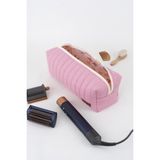 Çizgi Pembe Dyson Airwrap ve Tüm Saç Şekillendiriniz Için Xl Boy Çanta Seyahat Çantası Pembe